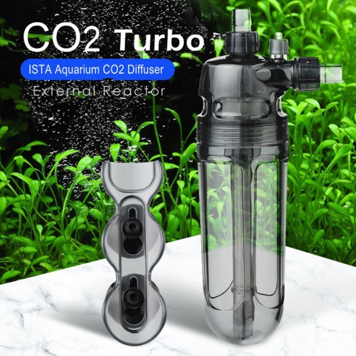 ISTA Aquarium CO2 Diffuser External CO2 Atomizer CO2 Turbo Refiner Super Reactor Aquarium Plants Fi