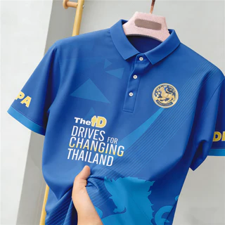 เสื้อกรมการ ปกครอง สี ดำ โลโก้ปกครอง เนื้อผ้าสบายแห้งเร็วและระบายอากาศ ไซส์ชาย เหมาะสำหรับทั้งชายและหญิง