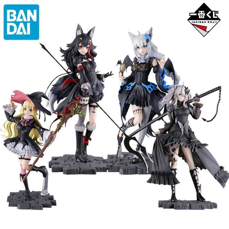 BANDAI Original Ichiban Kuji Hololive Anime Figure Shirakami Fubuki Ookami Mio Shishiro Botan Villa