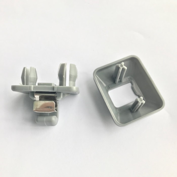 1Pc New Grey Car Interior Sun Visor Hook Clip Bracket For Audi A1 A3 A4 A5 Q3 Q5 Q7