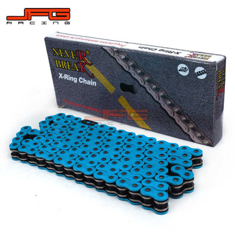 รถจักรยานยนต์ออฟโรดสีดัดแปลงโซ่ Zhenglin T4 J-6MX6 J-1 J-2 สี 520 โซ่