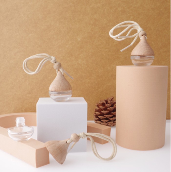 30PCS 7ML car perfume pendant  hanging empty bottle perfume Empty Cosmetic Containers  Perfume Bott