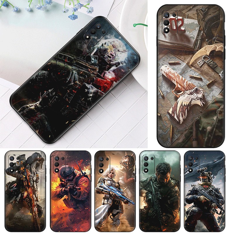 Realme C85 C75x C75 C71 15X ความเข้ากันได้เคสโทรศัพท์ TPU ฝาครอบป้องกันแบบนุ่มกีฬายอดนิยม CrossFire 