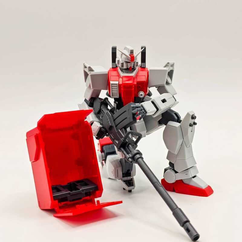 Cool KK Model Red Marine Combat Gundam HG Assembly Model KFC Color Matching Takeaway Backpack ทารกแร