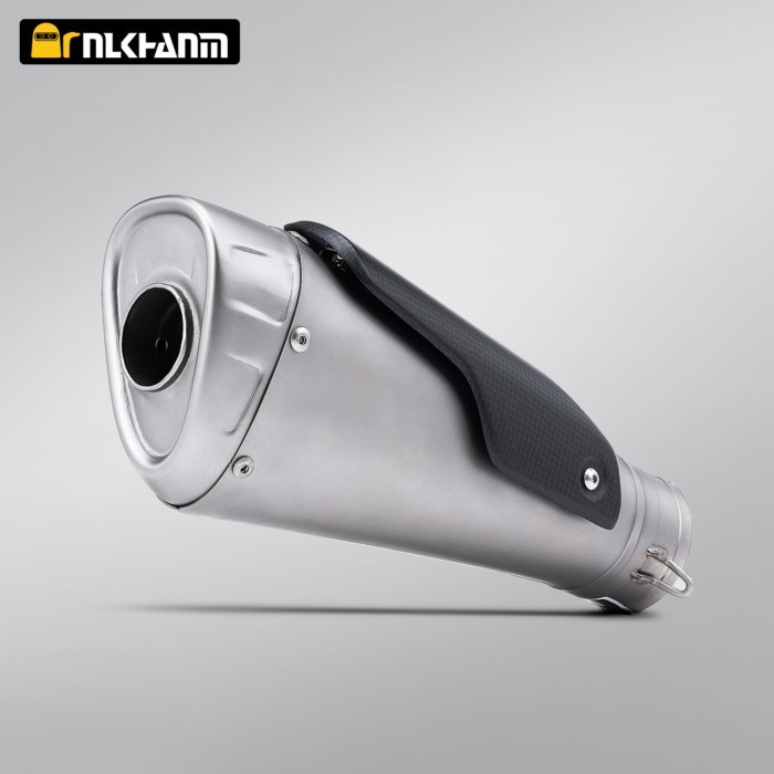 Performance V4 60mm titanium alloy with carbon fiber insulation board motorcycle exhaust system AK