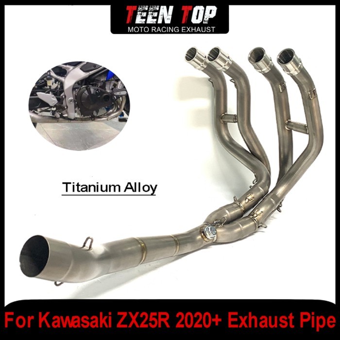 Motorcycle Exhaust Modified System exhaust Muffler Modified Front Link Pipe For Kawasaki ZX25R ZX-2