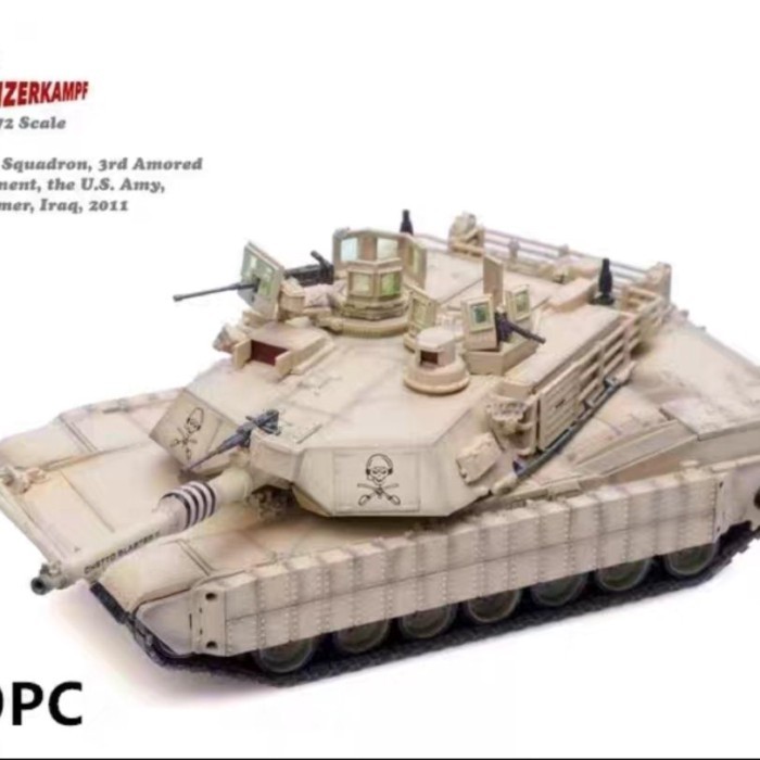 1/72 ถัง M1A2 SEP Abrams TUSK II Abrams ถังตกแต่ง
