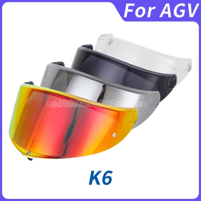 Helmet Visor For AGV Motorcycle Helmets Night Vision Visor Lens Case For AGV K6 Helmet Lens Windshi