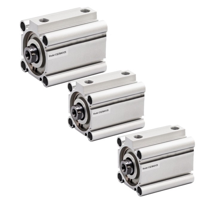 High Quality Pneumatic Mini Thin Cylinder CQ2B/CDQ2B32/40/50 Series Bore 32/40/50mm Stroke 5/10/15/