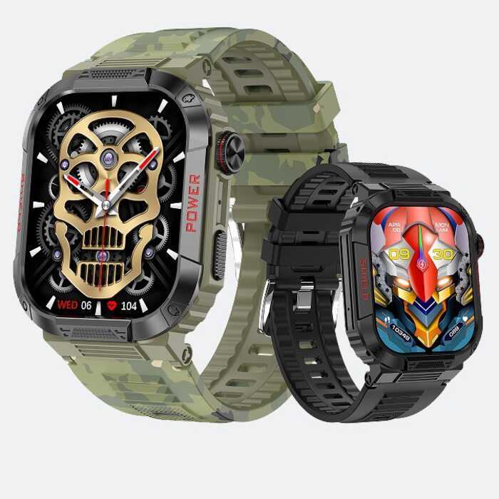 สินค้าใหม่ TK25 สมาร์ทวอทช์นาฬิกากีฬากลางแจ้งสามหลักฐาน IP68 นาฬิกาบลูทูธโทรกันน้ํา