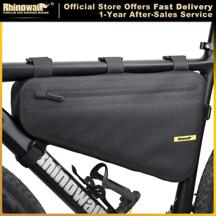 Rhinowalk 4L Waterproof Bicycle Frame Bag Big Capacity Triangle Bag Bicycle Frame Tube Bag Cycling