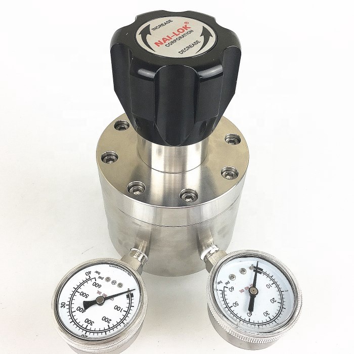 NAI-LOK High Quality NR61 1 Inch High Pressure Pressure Adjustable Gas Cylinder Regulator For Oil A
