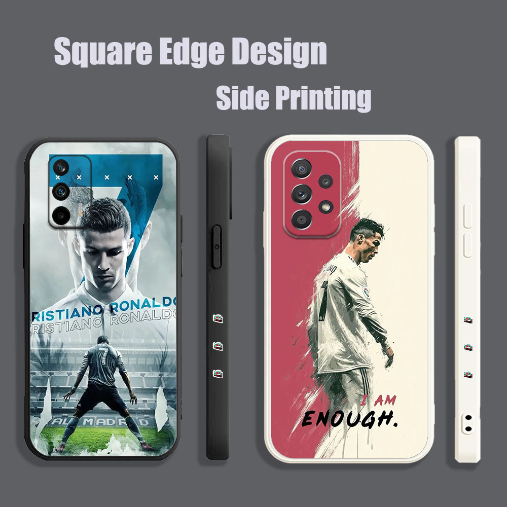 ปลอกสําหรับ OPPO A71 F9 Pro Reno6 Z Reno5 A94 A8 A31 2020 A1K A7X Cristiano Ronaldo ความงาม ZJQ50 เค