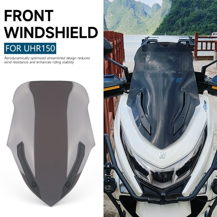 For Suzuki UHR150 UHR-150 UHR 150 Motorcycle Front Windscreen Windshield Wind Screen Shield Deflect