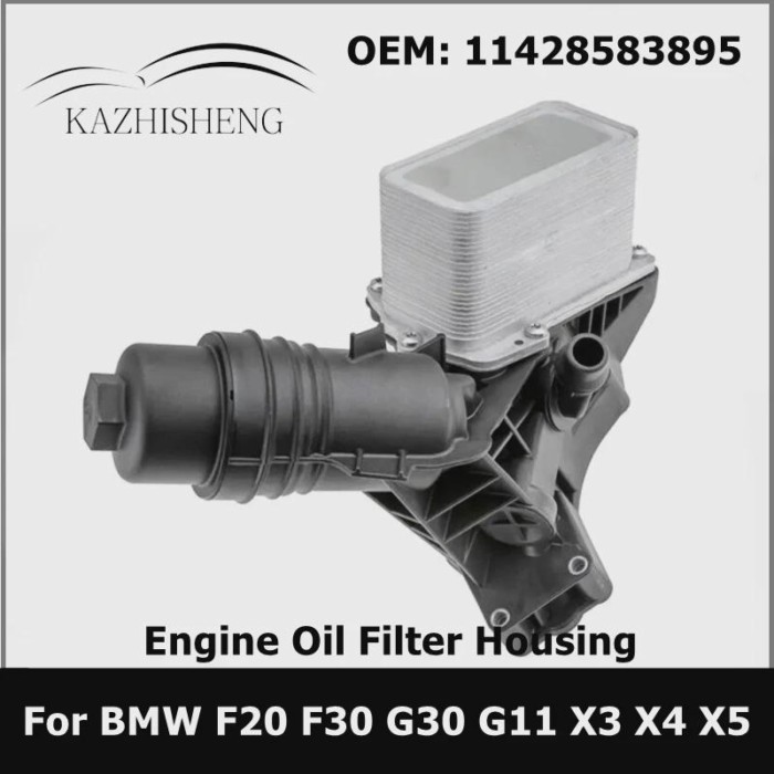 11428583895 Car Engine Oil Filter Housing for BMW F20 F30 G30 G11 X3 X4 X5 B58 11 42 8 583 895