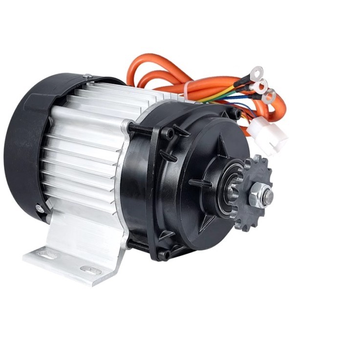 48-60V 350-1000W Brushless DC Motor for Chain-Drive Tricycle Conversion, Motor Only/Motor+Controlle