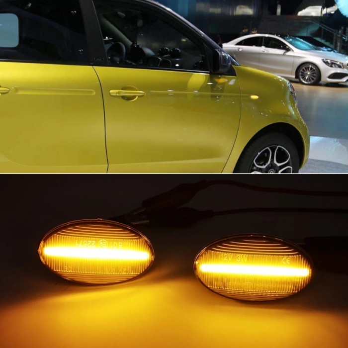 1 Pair For Mercedes Benz Smart W450 W452 A-Class W168 Vito W639 W447 W415 LED Car Side Marker Light
