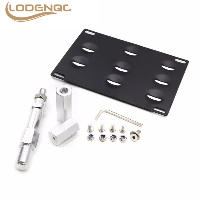 For Audi A4 S4 A5 S5 A7 S7 08-15 License Plate Holder Mount Tow Hook Bracket License Plate Relocato