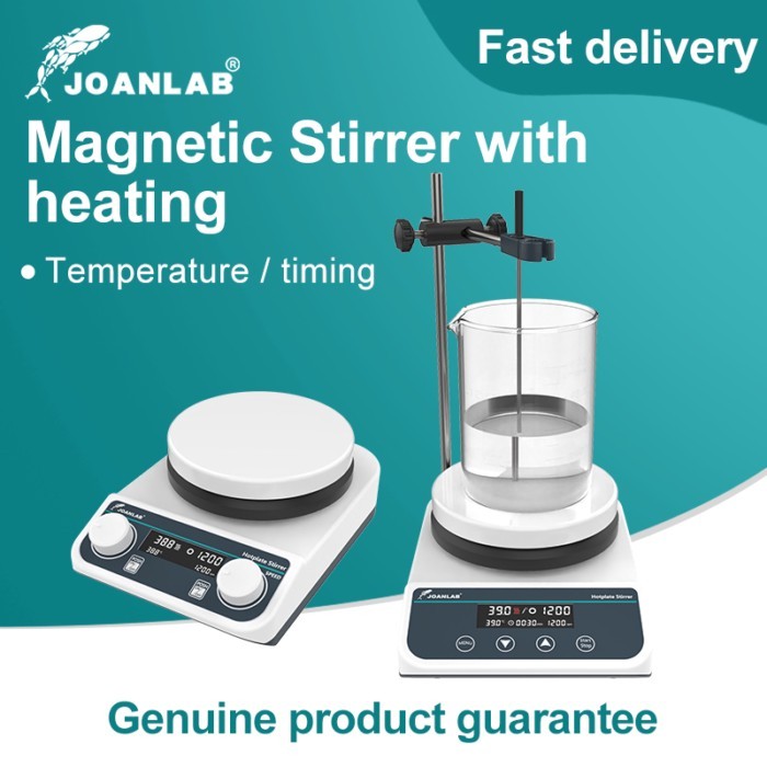 JOANLAB Heating Magnetic Stirrer Digital Display Thermostatic Magnetic Mixer Hot Plate Stirrer Labo