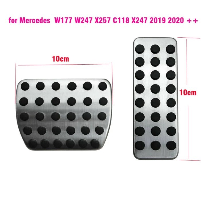 Car Pedals for Mercedes Benz A B GLA CLA GLB Class W177 W247 X257 C118 X247 2018 - 2021 Gas Fuel Br