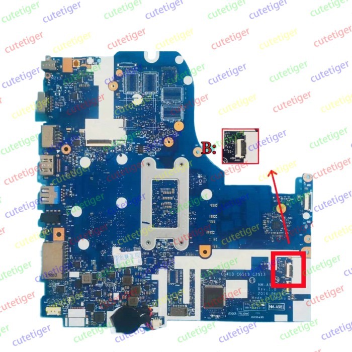 For Lenovo 310-15IKB 510-15IKB Laptop Motherboard With I3/I5/I7 7th Gen GPU RAM 4G DDR4 100% Test W