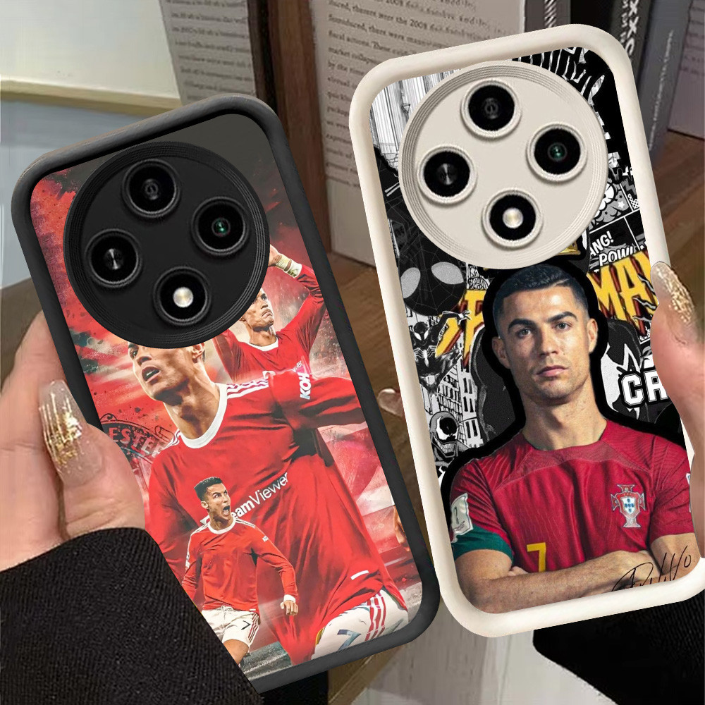 G-50 CR7 Ronaldo Casing สําหรับ VIVO IQOO T4 13 Z10 Turbo 10 Y300 Neo Pro Plus 5G สีดําและสีขาว