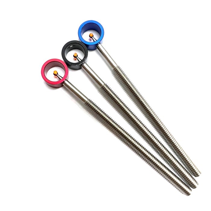 ♞,♘ยิงธนู Sight Pin โลหะ 8-32 Unc ด้ายเหมาะสําหรับ 6/9 นิ้ว Recurve Bow อุปกรณ์เสริม