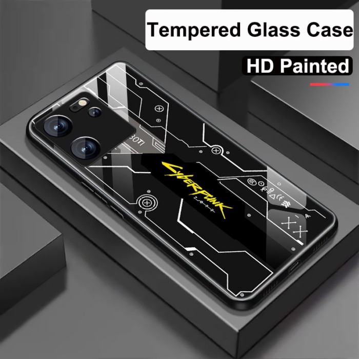 ♞,♘XIAOMI MI XIAOMI 13T Pro 9H Glass Hard Case เหมาะสําหรับ Redmi K60 Ultra โทรศัพท์ K