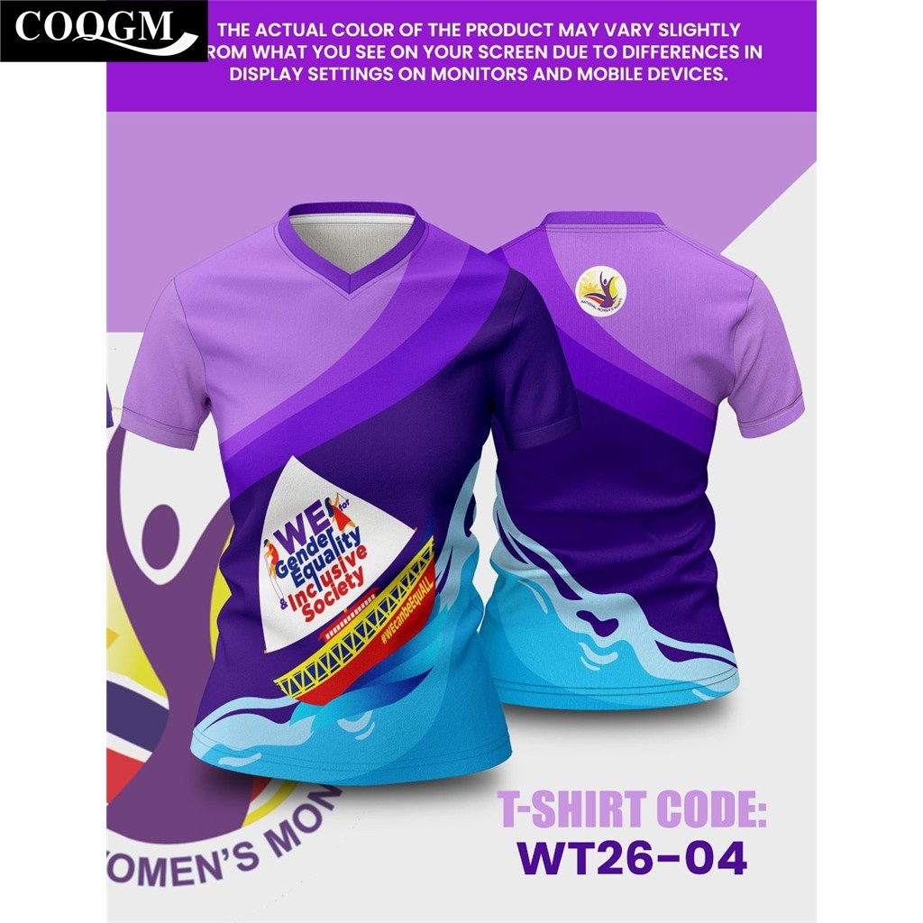 Respect ผู้หญิง2026 ผู้หญิงs เดือนเสื้อระเหิดผู้หญิงs เดือนเสื้อยืดแขนสั้น O-คอ Top Vibrant FSS ระเห