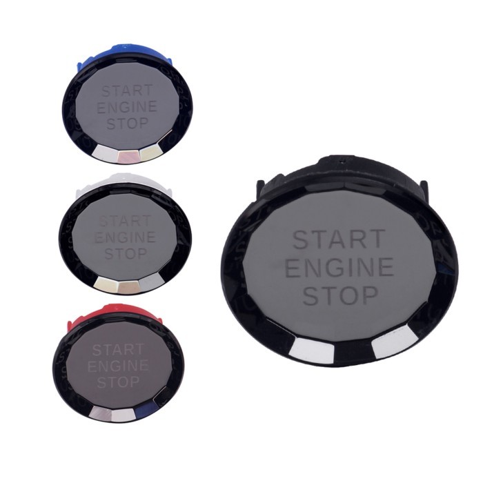 Plastic Car Crystal Style Engine Start Stop Button Cover Decor Cap Fit For BMW 3Ser 8Ser G20 G28 Z4