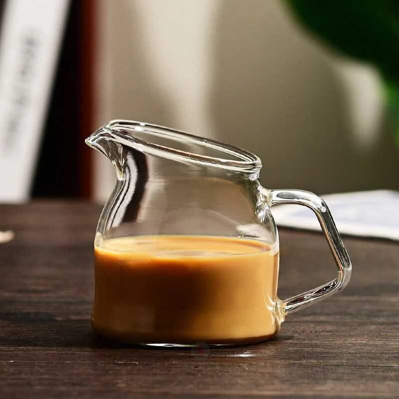 C GOLOGO Hot Mini Glass Cup Western Steak Juice Bucket Coffee Cup Sauce Sauce Jug Honey Cup Sugar B