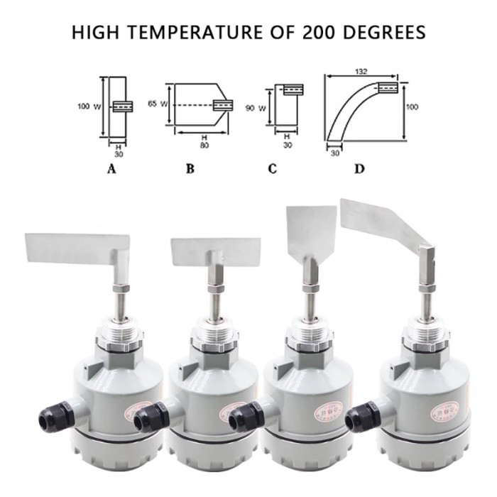 Rotary Resistance Material Level Switch Lengthening Rod Object Detector Thread Type Rotary Limit Se