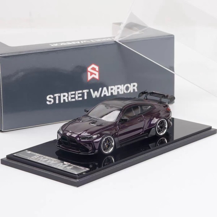 SW 1: 64 BMW BMW G82 M4 ADRO BODY Wide BODY จําลองรถรุ่นคอลเลกชันเครื่องประดับออกจากรุ่นรถพิมพ์