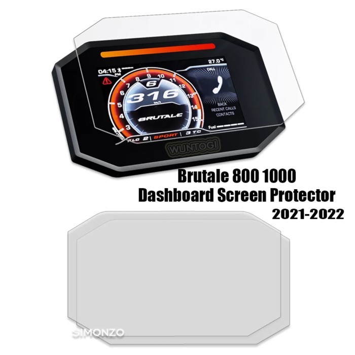 For MV Agusta Brutale800 Motorcycle Dashboard Screen Protector For Agusta Rush1000 Screen Protector