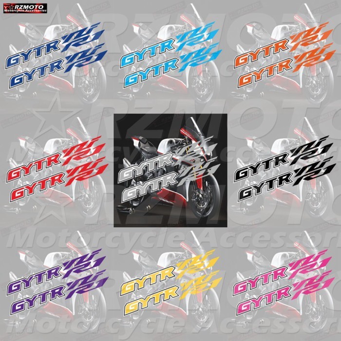 Motorcycle GYTR Sticker For YZF R1 YZF-R1 GYTR Motorcycle Decorative Fuel Tank Engine Logo Fairing