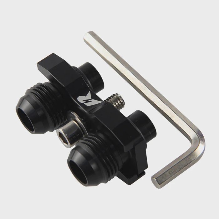 Black Oil Cooler AN10 Adapter Fitting For BMW E36 E46 Euro E82 E9X 135/335 135i/335i/335xi/xDrive 1