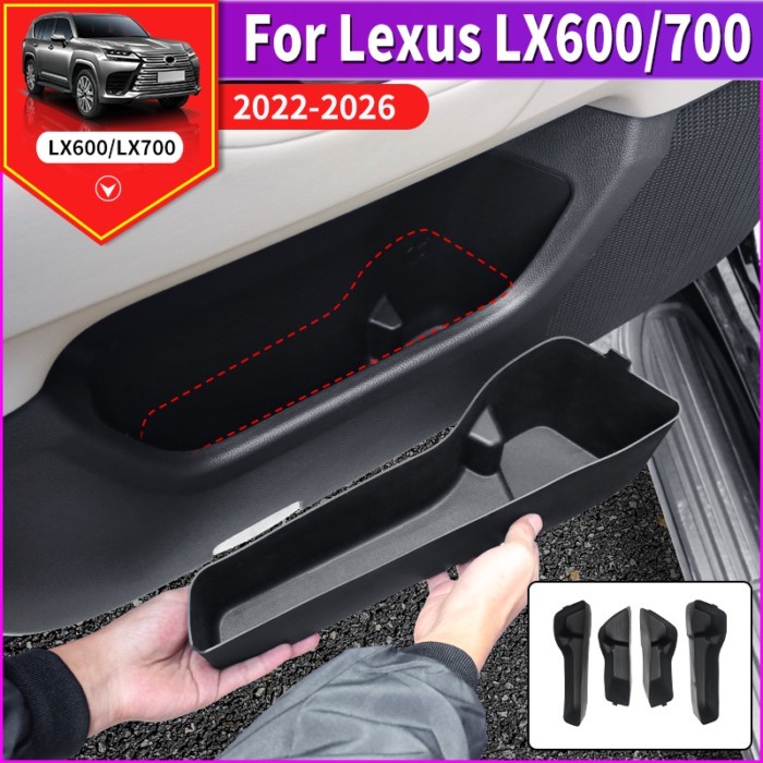For Toyota 2022-2026 Lexus LX600 LX700 600 700 Car Door Side Storage Silicone Pad Non-Slip Dustproo