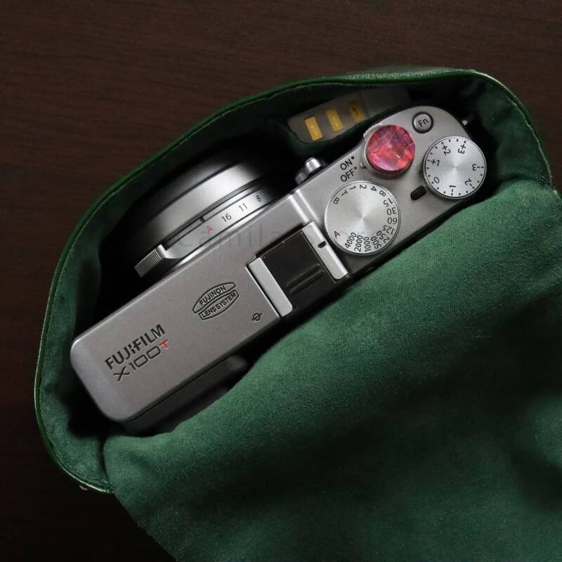 XL กระเป๋าหนังแท้กล่องกระเป๋าสําหรับ Fujifilm X100V X100F X100T X100S X100VI XE4 XE3 XE2 XA7 XA5 XA3