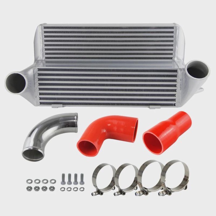 Single Turbo Engine Stepped 7.5" Intercooler Kit  For BMW 135i 335i 335is 335i 335xi E82 E90 E91 E9