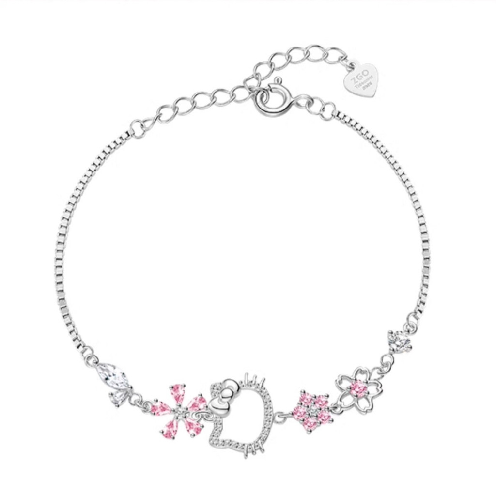 ♞ZGO x Sanrio Hello Kitty - สร้อยข้อมือคิตตี้ ลิขสิทธิ์แท้พร้อมกล่อง