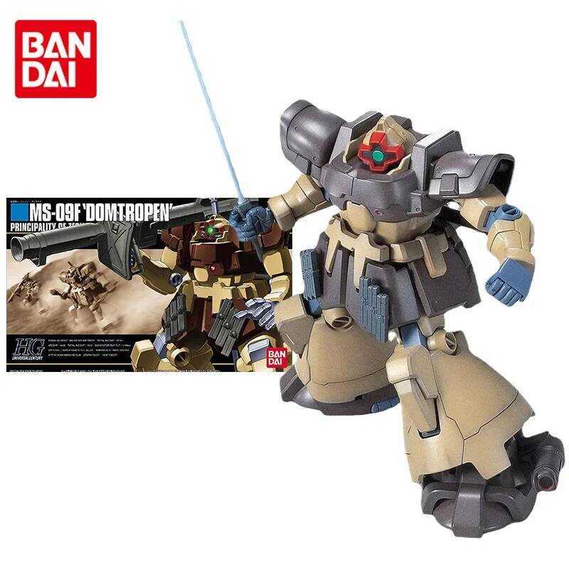 Bandai Gundam Model Kit Anime Figure HGUC 027 1/144 MS-09F DOM TROPEN Genuine Gunpla Model Anime Ac