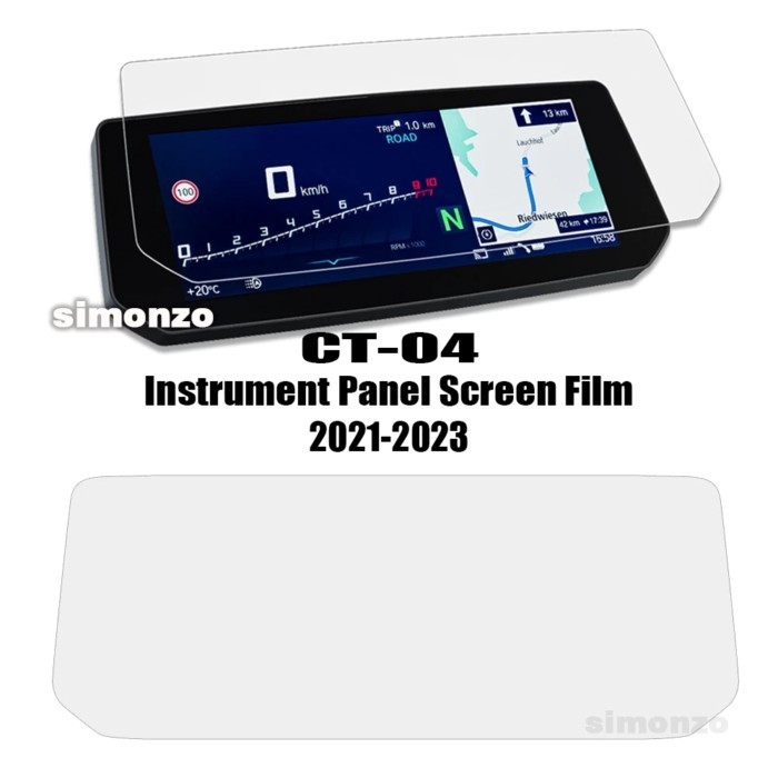 For BMW CE04 CE 04 Dashboard Screen Protector CE04 2021-2023 Cluster Scratch Screen Protection Film