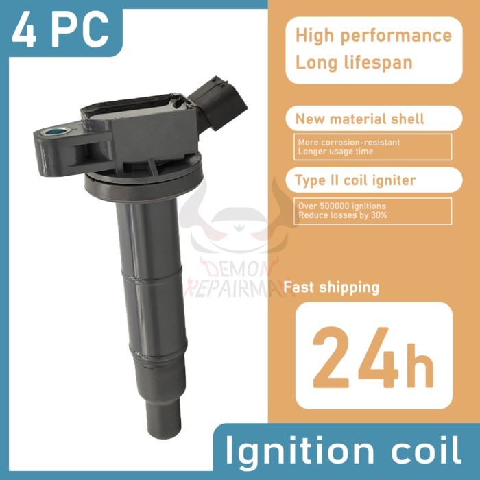 4pcs Ignition Coil 90919-02244 9091902244 90919-02266 Auto Parts For Toyota- Camry Highlander RAV4