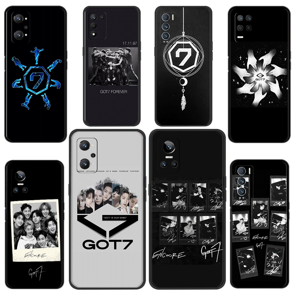 Realme 3 5 6 7 8 Pro 5i 5s Q 6i 7i ความเข้ากันได้เคสโทรศัพท์ TPU ฝาครอบป้องกันแบบนุ่มวงดนตรี Got7 โล