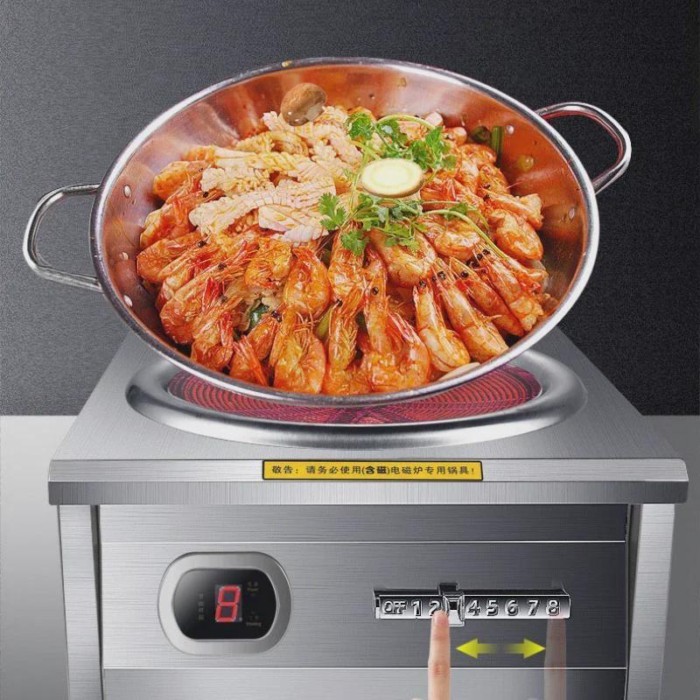 Large Power Commercial Induction Cooker 8000W Flat Concave Electric Hon Induction Cooker Soup Fried