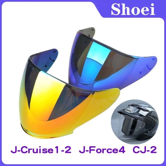 Helmet Visor for SHOEI J-Cruise 1-2 J-Force 4 CJ-2 Motorcycle Helmet Lens Viseria Capacete Moto Bri