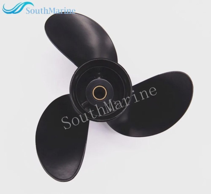 Boat Engine Aluminum Propeller 8.5x9 for Tohatsu / Nissan 2-Stroke 4-Stroke 8HP 9.8HP Outboard Moto