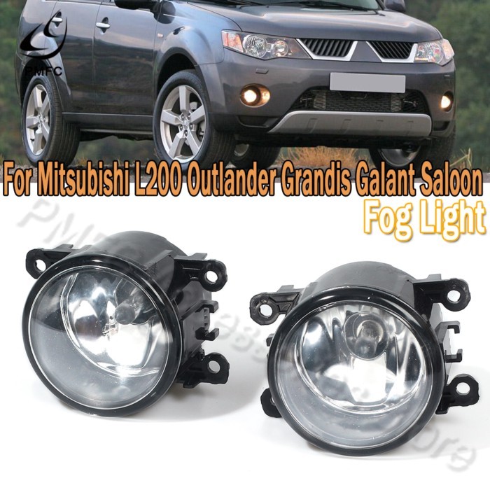 PMFC Fog Light Assembly Front Bumper Fog Lamp For Mitsubishi Outlander L200 Pajero Grandis Galant 2