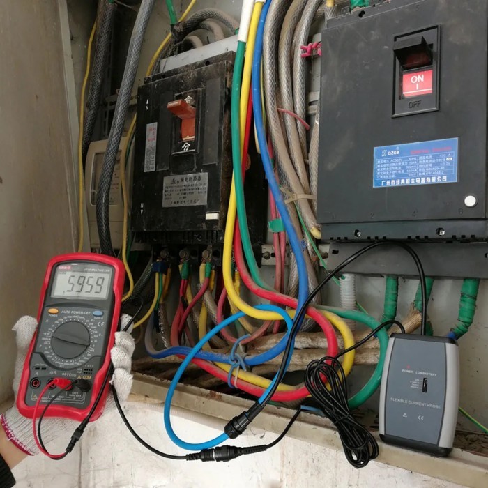 FR100RD FR200RD FR300RD Flexible Rogowski Coil Current Sensor Integrator AC Current Transducer 0A～1