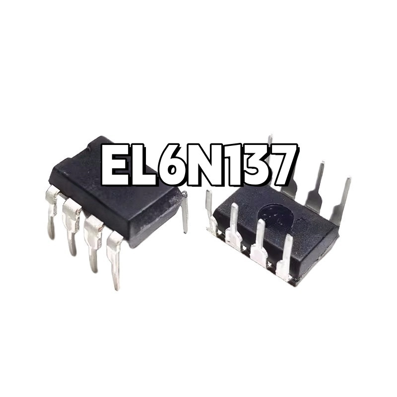 ยี่ห้อใหม่ Original DIP8 High-Speed Light Lotus Root 6N137 EL6N137 A6N137 In-Line 8 Pins